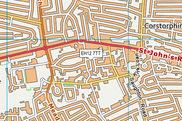 EH12 7TT map - OS VectorMap District (Ordnance Survey) EH12 7TT map - OS VectorMap District (Ordnance Survey)