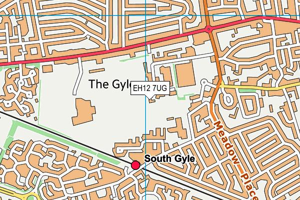 EH12 7UG map - OS VectorMap District (Ordnance Survey) EH12 7UG map - OS VectorMap District (Ordnance Survey)