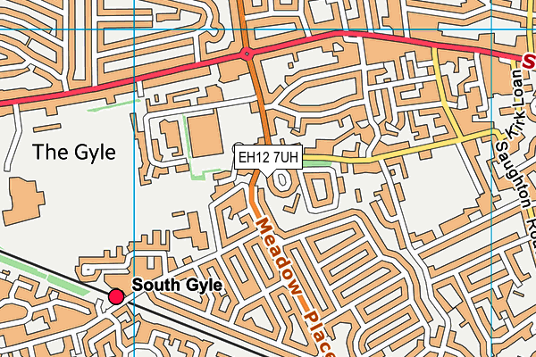 EH12 7UH map - OS VectorMap District (Ordnance Survey) EH12 7UH map - OS VectorMap District (Ordnance Survey)
