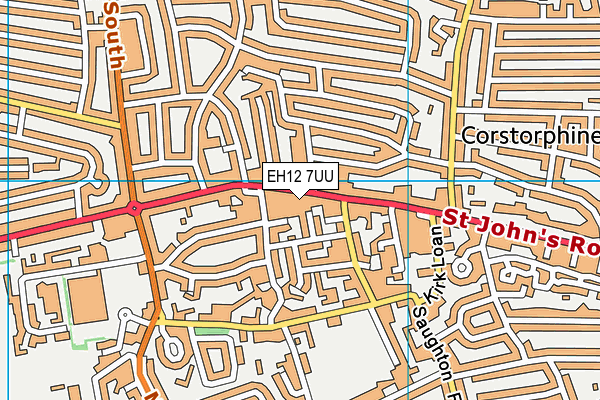 EH12 7UU map - OS VectorMap District (Ordnance Survey) EH12 7UU map - OS VectorMap District (Ordnance Survey)