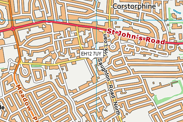 EH12 7UY map - OS VectorMap District (Ordnance Survey) EH12 7UY map - OS VectorMap District (Ordnance Survey)