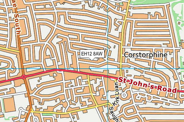EH12 8AW map - OS VectorMap District (Ordnance Survey) EH12 8AW map - OS VectorMap District (Ordnance Survey)