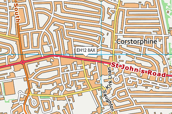EH12 8AX map - OS VectorMap District (Ordnance Survey) EH12 8AX map - OS VectorMap District (Ordnance Survey)