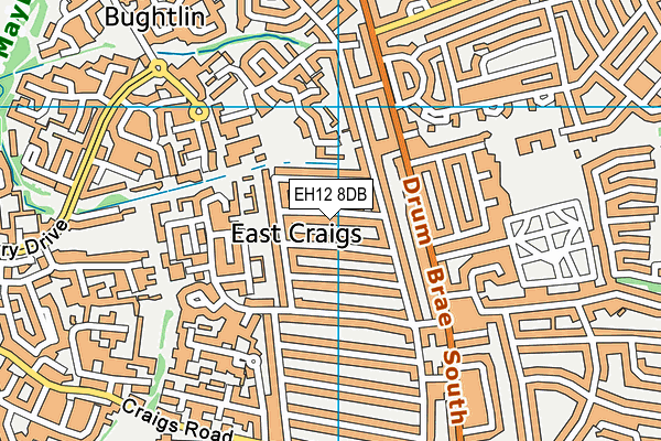 EH12 8DB map - OS VectorMap District (Ordnance Survey) EH12 8DB map - OS VectorMap District (Ordnance Survey)