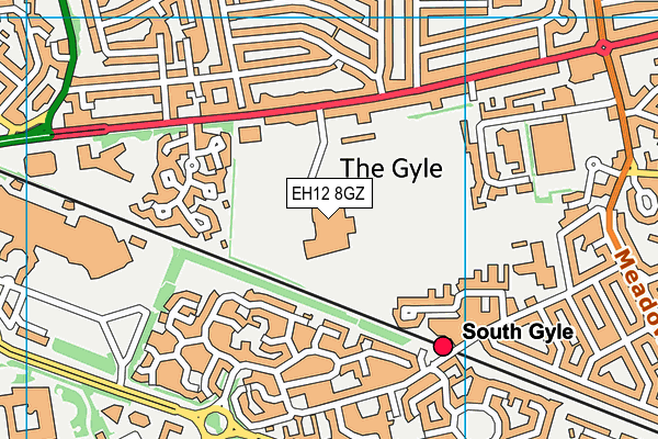 EH12 8GZ map - OS VectorMap District (Ordnance Survey) EH12 8GZ map - OS VectorMap District (Ordnance Survey)