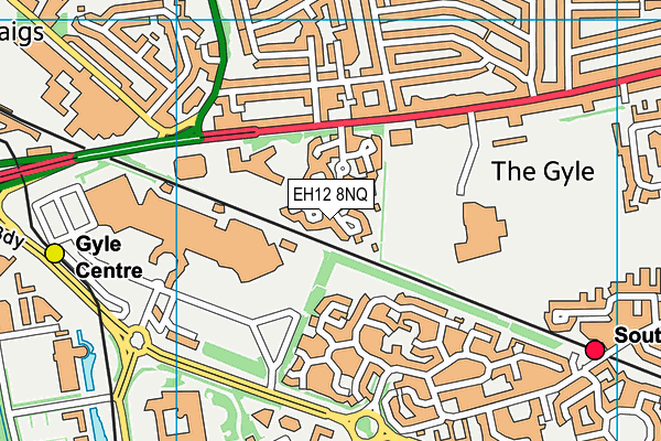 EH12 8NQ map - OS VectorMap District (Ordnance Survey) EH12 8NQ map - OS VectorMap District (Ordnance Survey)