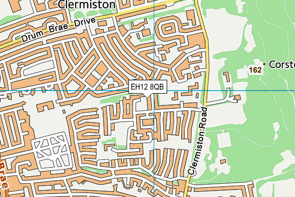 EH12 8QB map - OS VectorMap District (Ordnance Survey) EH12 8QB map - OS VectorMap District (Ordnance Survey)