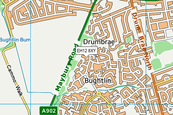 EH12 8XY map - OS VectorMap District (Ordnance Survey) EH12 8XY map - OS VectorMap District (Ordnance Survey)