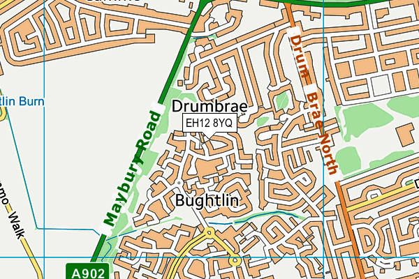 EH12 8YQ map - OS VectorMap District (Ordnance Survey) EH12 8YQ map - OS VectorMap District (Ordnance Survey)