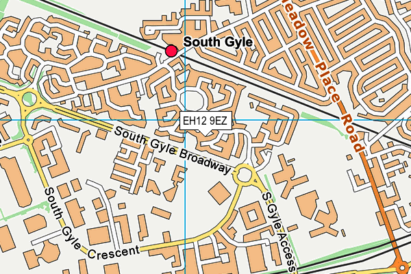 EH12 9EZ map - OS VectorMap District (Ordnance Survey) EH12 9EZ map - OS VectorMap District (Ordnance Survey)