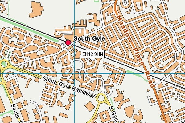 EH12 9HN map - OS VectorMap District (Ordnance Survey) EH12 9HN map - OS VectorMap District (Ordnance Survey)