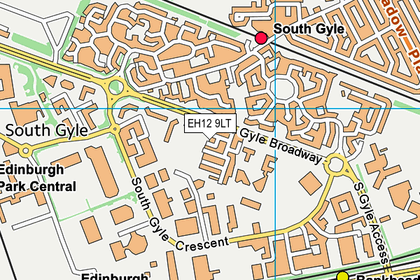 EH12 9LT map - OS VectorMap District (Ordnance Survey) EH12 9LT map - OS VectorMap District (Ordnance Survey)