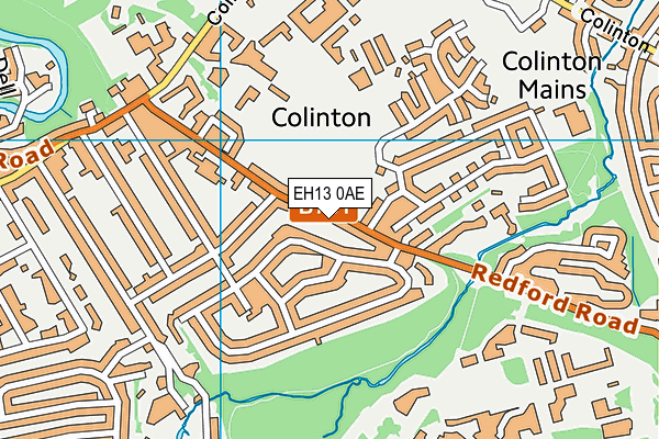 EH13 0AE map - OS VectorMap District (Ordnance Survey) EH13 0AE map - OS VectorMap District (Ordnance Survey)