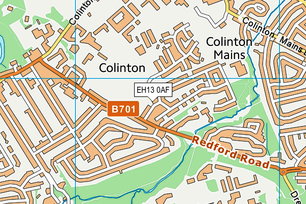EH13 0AF map - OS VectorMap District (Ordnance Survey) EH13 0AF map - OS VectorMap District (Ordnance Survey)