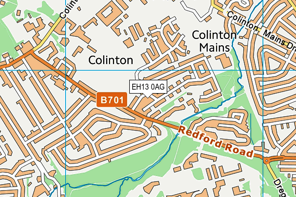 EH13 0AG map - OS VectorMap District (Ordnance Survey) EH13 0AG map - OS VectorMap District (Ordnance Survey)