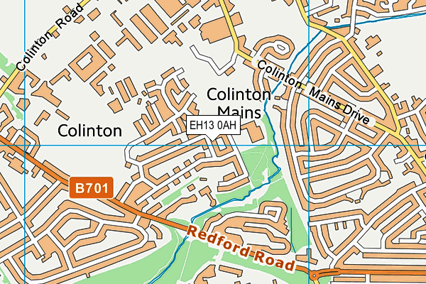 EH13 0AH map - OS VectorMap District (Ordnance Survey) EH13 0AH map - OS VectorMap District (Ordnance Survey)