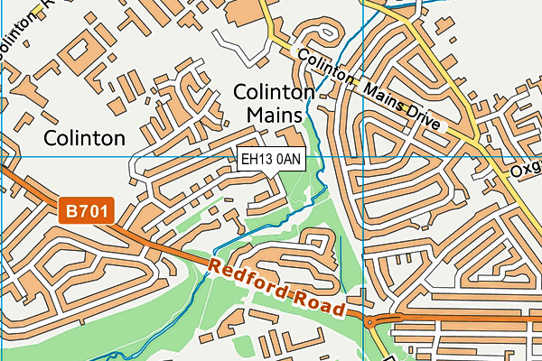 EH13 0AN map - OS VectorMap District (Ordnance Survey) EH13 0AN map - OS VectorMap District (Ordnance Survey)