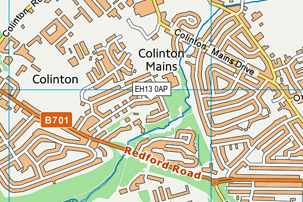 EH13 0AP map - OS VectorMap District (Ordnance Survey) EH13 0AP map - OS VectorMap District (Ordnance Survey)