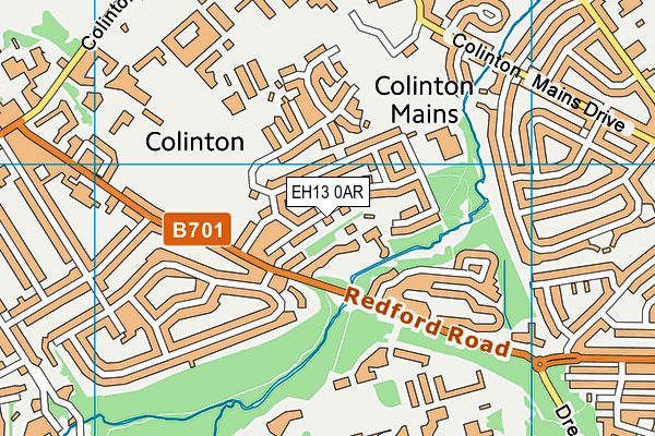 EH13 0AR map - OS VectorMap District (Ordnance Survey) EH13 0AR map - OS VectorMap District (Ordnance Survey)