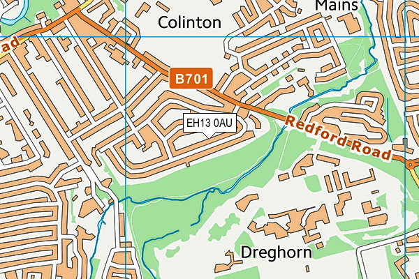 EH13 0AU map - OS VectorMap District (Ordnance Survey) EH13 0AU map - OS VectorMap District (Ordnance Survey)