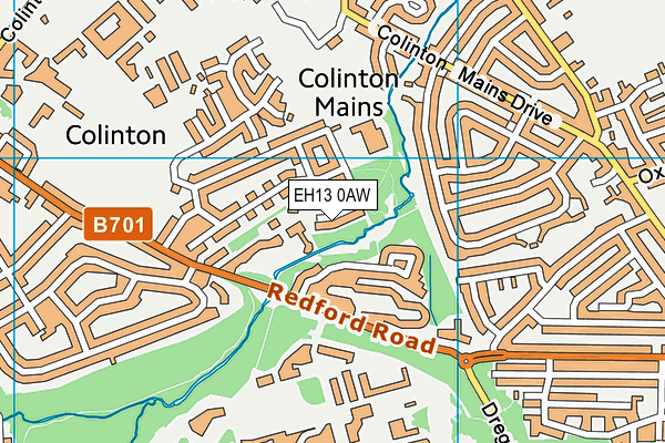 EH13 0AW map - OS VectorMap District (Ordnance Survey) EH13 0AW map - OS VectorMap District (Ordnance Survey)