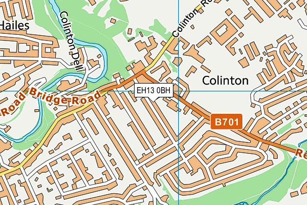 EH13 0BH map - OS VectorMap District (Ordnance Survey) EH13 0BH map - OS VectorMap District (Ordnance Survey)