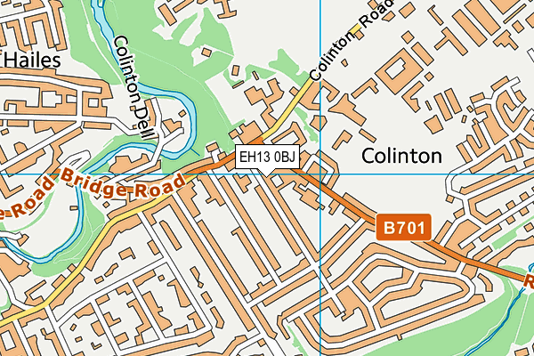 EH13 0BJ map - OS VectorMap District (Ordnance Survey) EH13 0BJ map - OS VectorMap District (Ordnance Survey)
