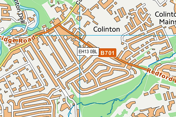 EH13 0BL map - OS VectorMap District (Ordnance Survey) EH13 0BL map - OS VectorMap District (Ordnance Survey)