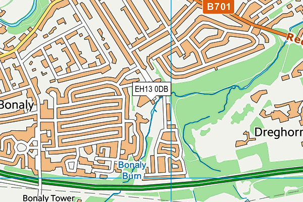 EH13 0DB map - OS VectorMap District (Ordnance Survey) EH13 0DB map - OS VectorMap District (Ordnance Survey)