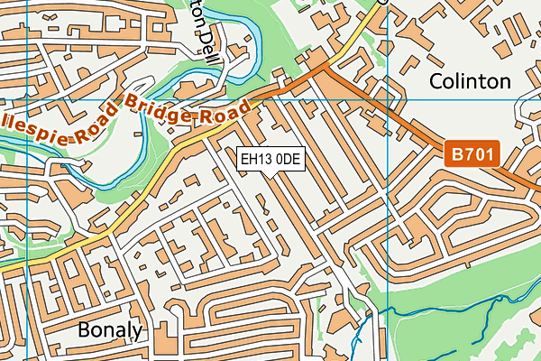 EH13 0DE map - OS VectorMap District (Ordnance Survey) EH13 0DE map - OS VectorMap District (Ordnance Survey)