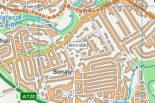 EH13 0DN map - OS VectorMap District (Ordnance Survey) EH13 0DN map - OS VectorMap District (Ordnance Survey)