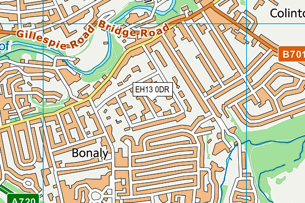 EH13 0DR map - OS VectorMap District (Ordnance Survey) EH13 0DR map - OS VectorMap District (Ordnance Survey)
