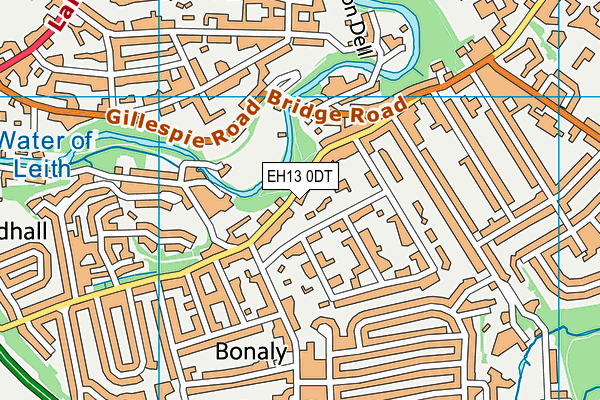 EH13 0DT map - OS VectorMap District (Ordnance Survey) EH13 0DT map - OS VectorMap District (Ordnance Survey)