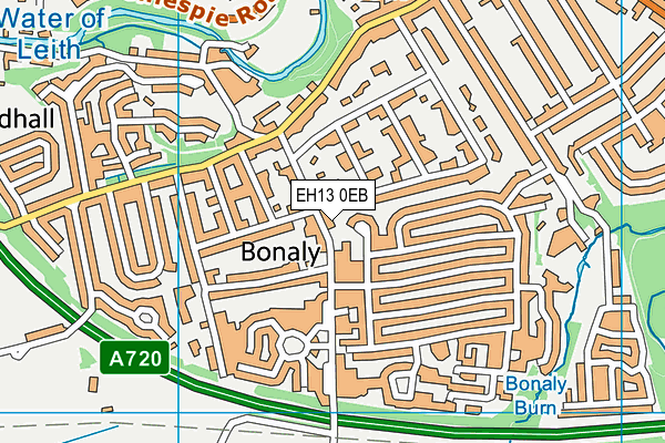EH13 0EB map - OS VectorMap District (Ordnance Survey) EH13 0EB map - OS VectorMap District (Ordnance Survey)