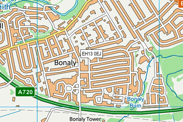 EH13 0EJ map - OS VectorMap District (Ordnance Survey) EH13 0EJ map - OS VectorMap District (Ordnance Survey)
