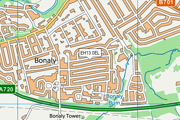 EH13 0EL map - OS VectorMap District (Ordnance Survey) EH13 0EL map - OS VectorMap District (Ordnance Survey)