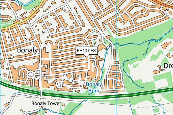 EH13 0ES map - OS VectorMap District (Ordnance Survey) EH13 0ES map - OS VectorMap District (Ordnance Survey)