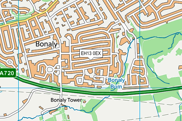 EH13 0EX map - OS VectorMap District (Ordnance Survey) EH13 0EX map - OS VectorMap District (Ordnance Survey)