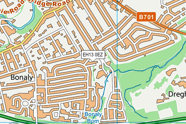 EH13 0EZ map - OS VectorMap District (Ordnance Survey) EH13 0EZ map - OS VectorMap District (Ordnance Survey)