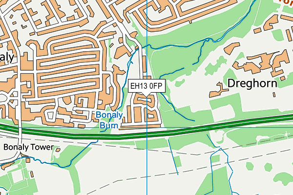 EH13 0FP map - OS VectorMap District (Ordnance Survey) EH13 0FP map - OS VectorMap District (Ordnance Survey)