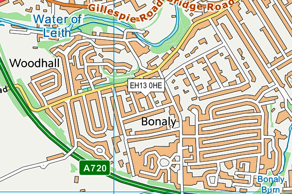 EH13 0HE map - OS VectorMap District (Ordnance Survey) EH13 0HE map - OS VectorMap District (Ordnance Survey)