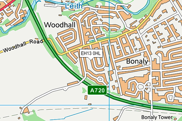 EH13 0HL map - OS VectorMap District (Ordnance Survey) EH13 0HL map - OS VectorMap District (Ordnance Survey)