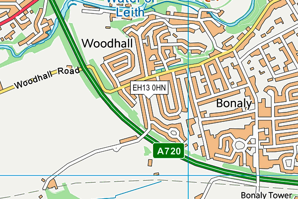 EH13 0HN map - OS VectorMap District (Ordnance Survey) EH13 0HN map - OS VectorMap District (Ordnance Survey)