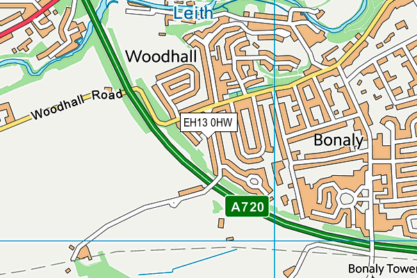 EH13 0HW map - OS VectorMap District (Ordnance Survey) EH13 0HW map - OS VectorMap District (Ordnance Survey)