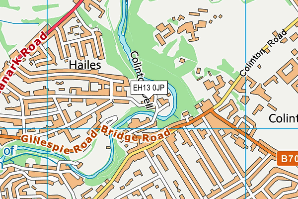 EH13 0JP map - OS VectorMap District (Ordnance Survey) EH13 0JP map - OS VectorMap District (Ordnance Survey)