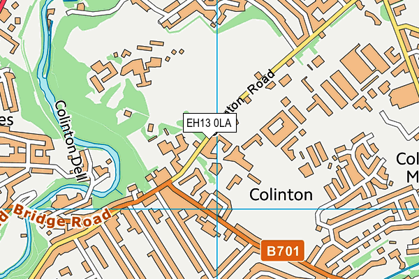 EH13 0LA map - OS VectorMap District (Ordnance Survey) EH13 0LA map - OS VectorMap District (Ordnance Survey)
