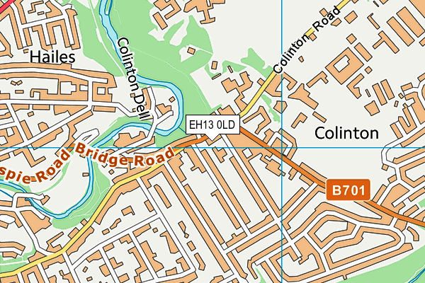EH13 0LD map - OS VectorMap District (Ordnance Survey) EH13 0LD map - OS VectorMap District (Ordnance Survey)
