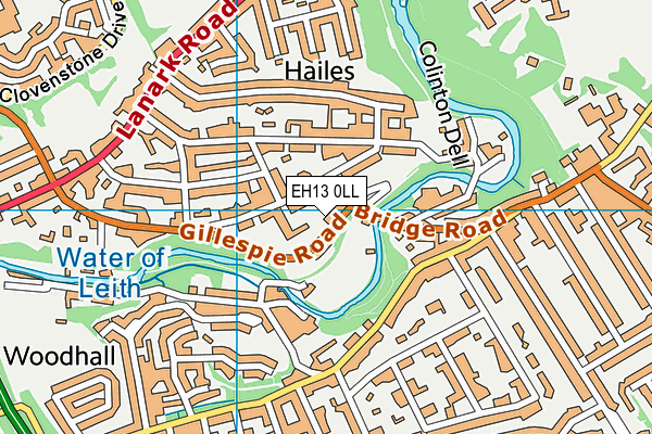 EH13 0LL map - OS VectorMap District (Ordnance Survey) EH13 0LL map - OS VectorMap District (Ordnance Survey)