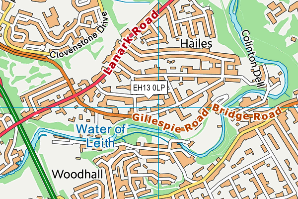 EH13 0LP map - OS VectorMap District (Ordnance Survey) EH13 0LP map - OS VectorMap District (Ordnance Survey)