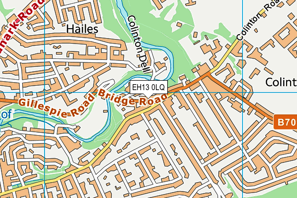 EH13 0LQ map - OS VectorMap District (Ordnance Survey) EH13 0LQ map - OS VectorMap District (Ordnance Survey)